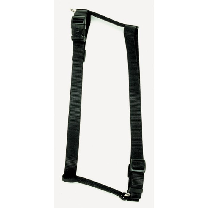 Coastal Nylon Adjustable шлея для собак, нейлон , черный, 2,5 см.Х66-97 см.